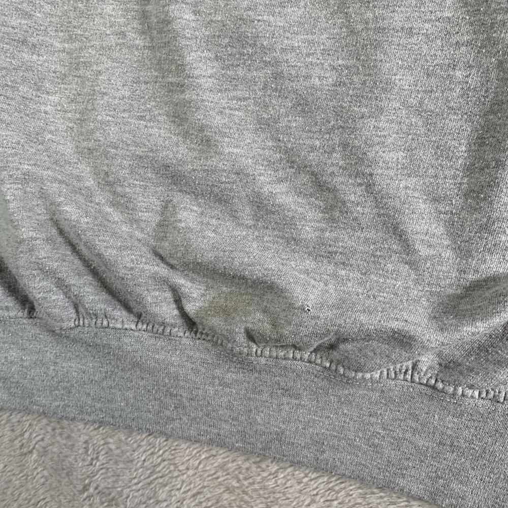 New York Popular Detroit Sweatshirt Mens Medium Gray Crewneck Fleece‎ Top M - Picture 5 of 11